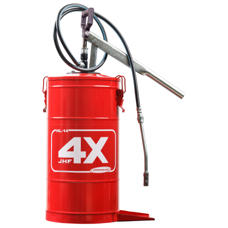 Bomba Manual para Graxa 14kg Vermelho HL-14 HYDRONLUBZ