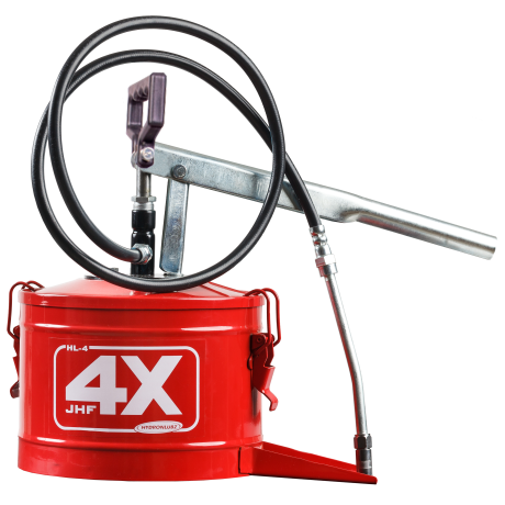 Bomba Manual para Graxa 4kg Vermelho HL-4 HYDRONLUBZ