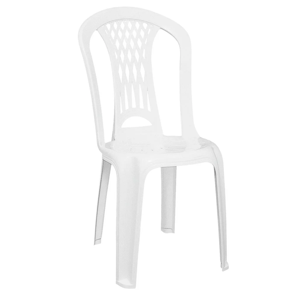 Cadeira Plástica Branca sem Braço
