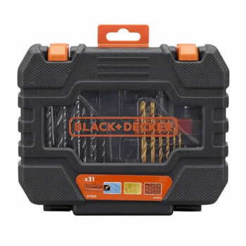  Kit de Bits e Brocas 31 Peças A7233-XJ -  Black Decker