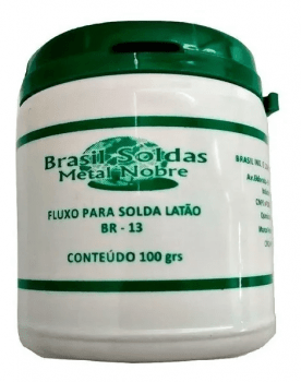 FLUXO PARA SOLDA LATÃO BR-13 100G - Brasil Soldas