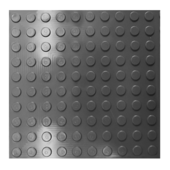 Piso Antiderrapante PVC Moeda Placa 50x50cm CINZA