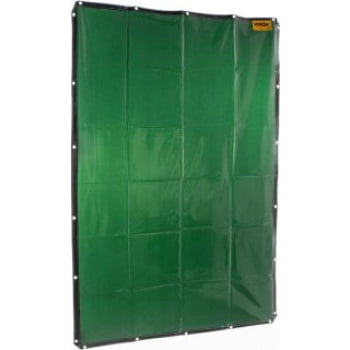 Cortina de proteção para solda, verde, 1,22 m x 1,78 m - VONDER